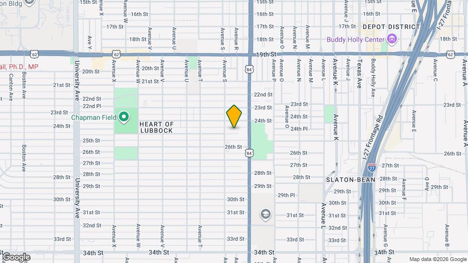 1718 25th St Map and Location Details
