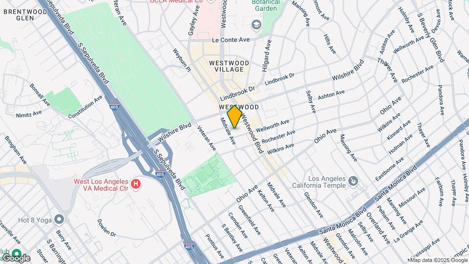 10933 Wellworth Ave, Unit 17 Map and Location Details