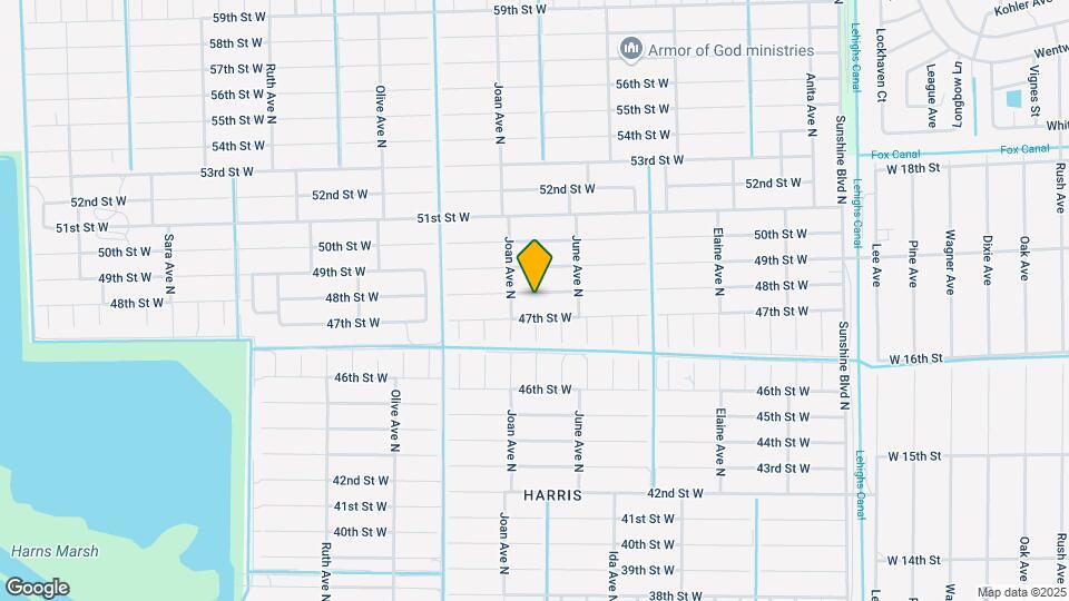 2913 48th St W Mapa y Detalles de la Ubicación