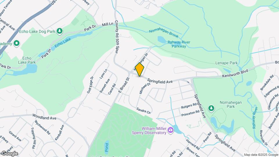 351 Springfield Ave Map and Location Details