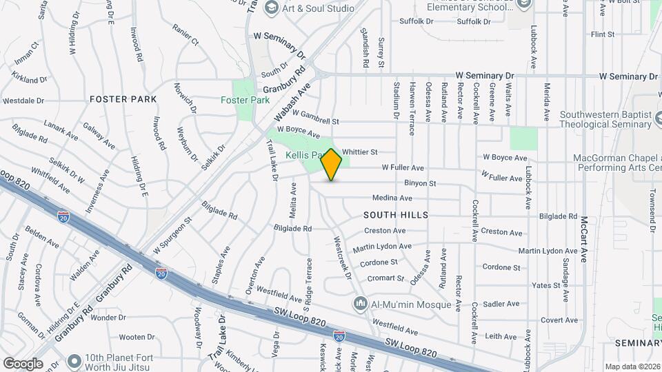3533 Binyon Ave Map and Location Details
