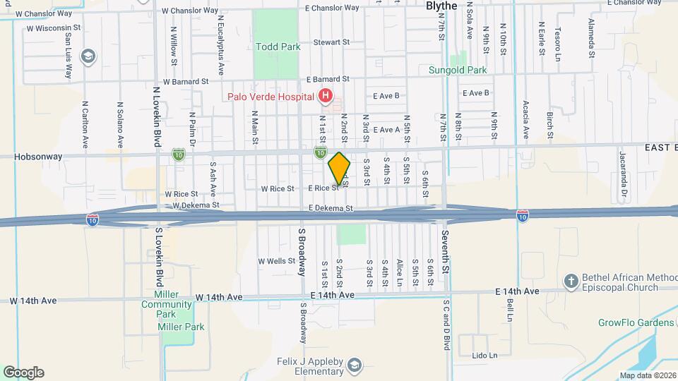 238 E Rice St Map and Location Details