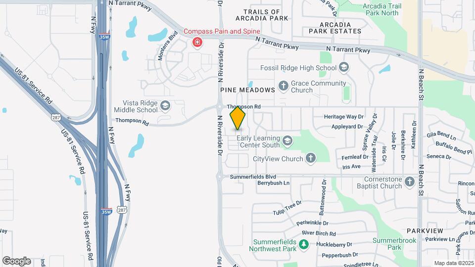 8100 N Riverside Dr Mapa y Detalles de la Ubicación