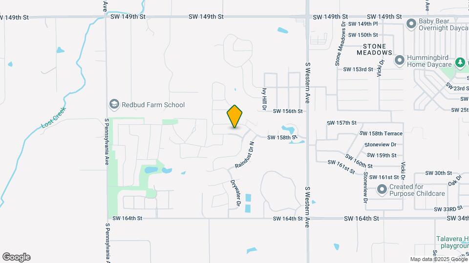 1217 SW 159th Terrace Map and Location Details