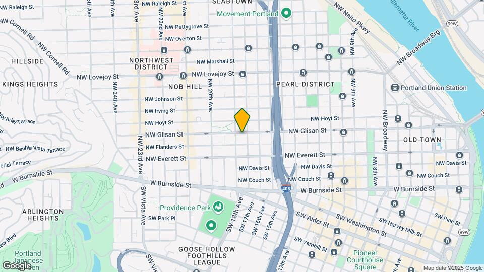 1818 NW Glisan St Map and Location Details