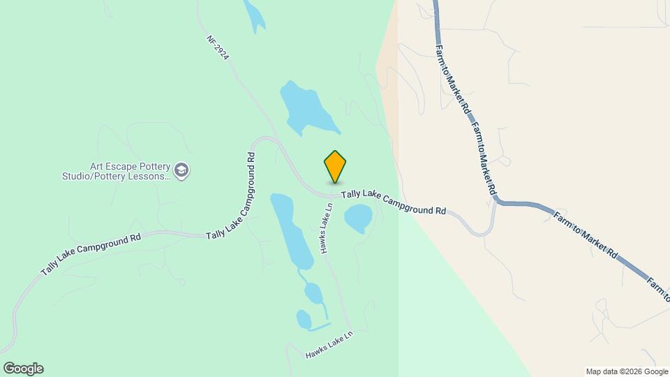 295 Tally Lake Campground Rd Map and Location Details