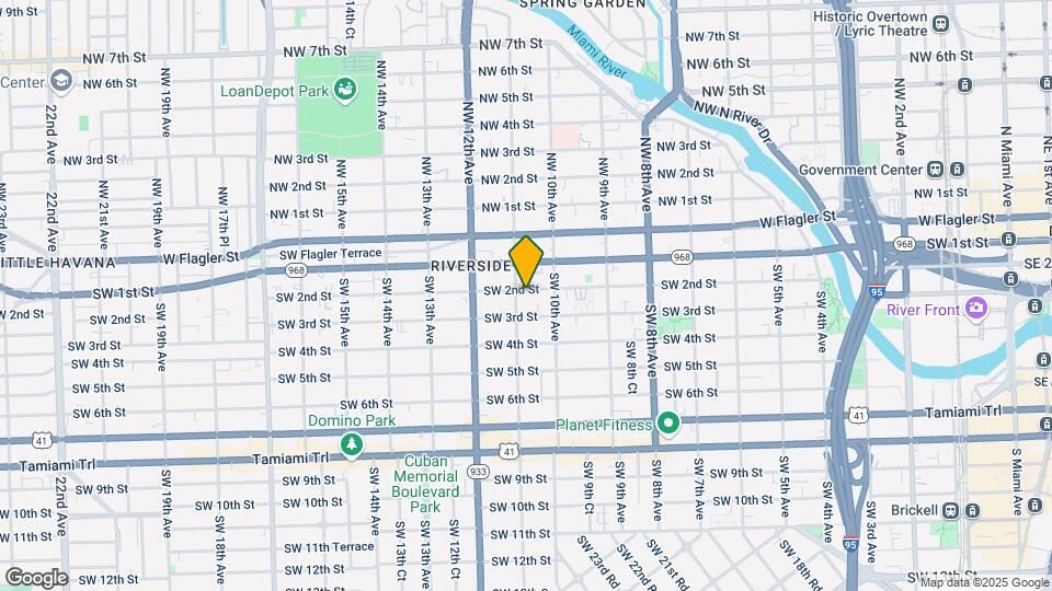 1054 SW 2nd St Mapa y Detalles de la Ubicación