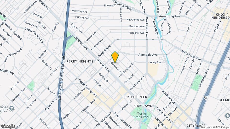 4112 Bowser Ave, Unit 107 Mapa y Detalles de la Ubicación