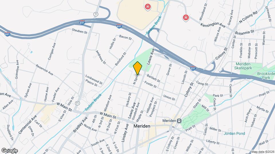 39 N Spring St Map and Location Details