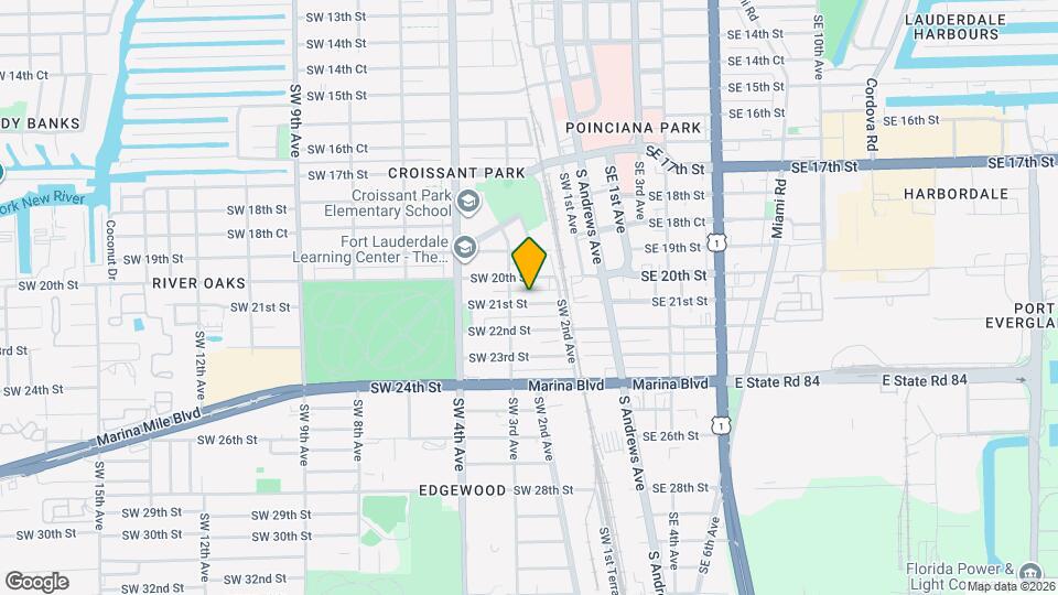 233 SW 21st St Map and Location Details