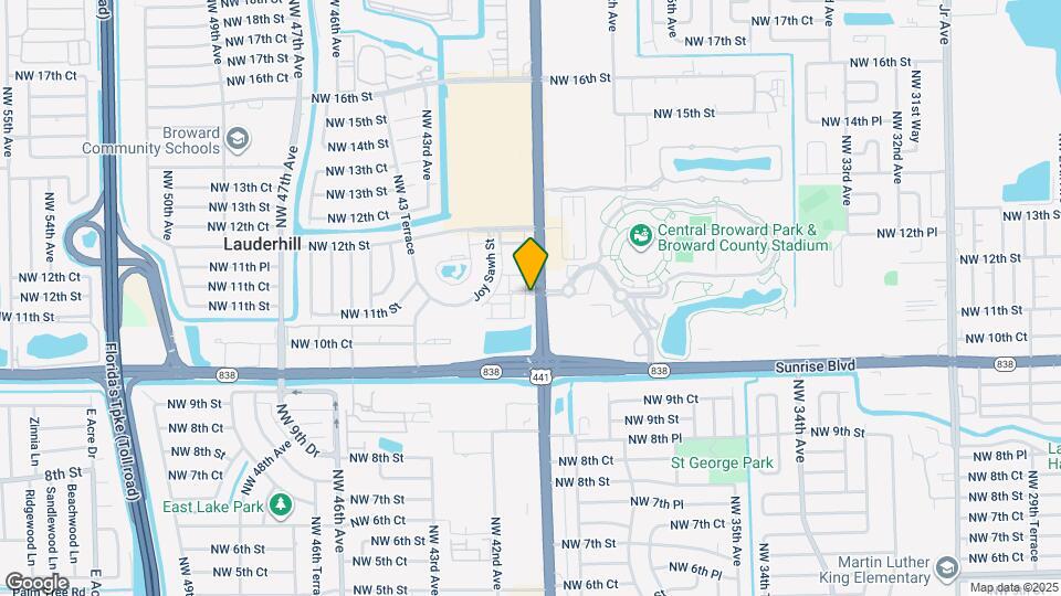 1106 NW 40th Ter Map and Location Details