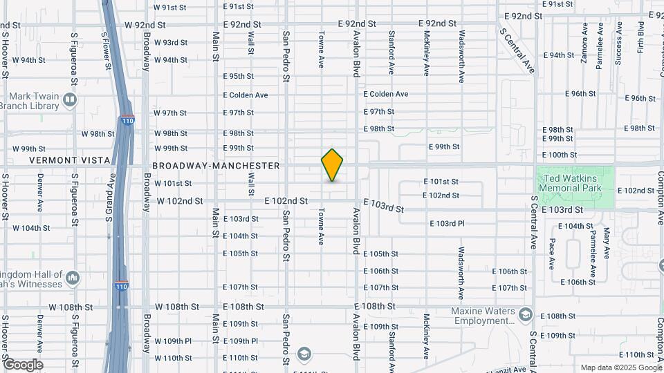 416 E 101st St Map and Location Details