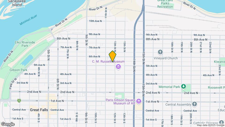 1123 5th Ave N Map and Location Details