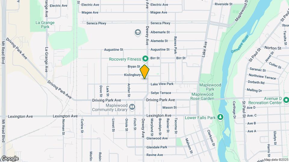 943 Dewey Ave-Unit -943 Dewey UP Map and Location Details