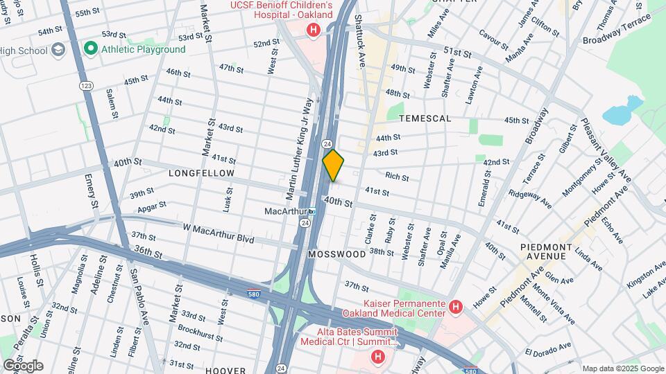 537 41st St Map and Location Details