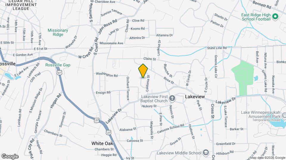 808 Lafayette Dr Map and Location Details