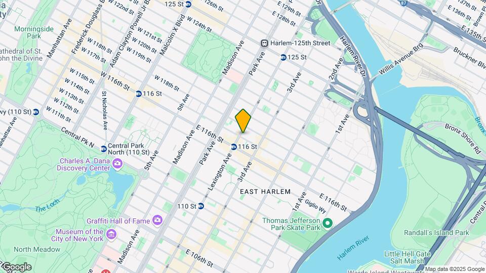 147 E 117th St Map and Location Details