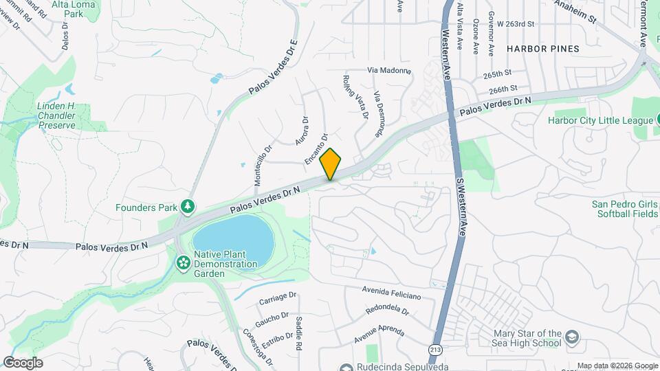 2110 Palos Verdes Dr N Map and Location Details