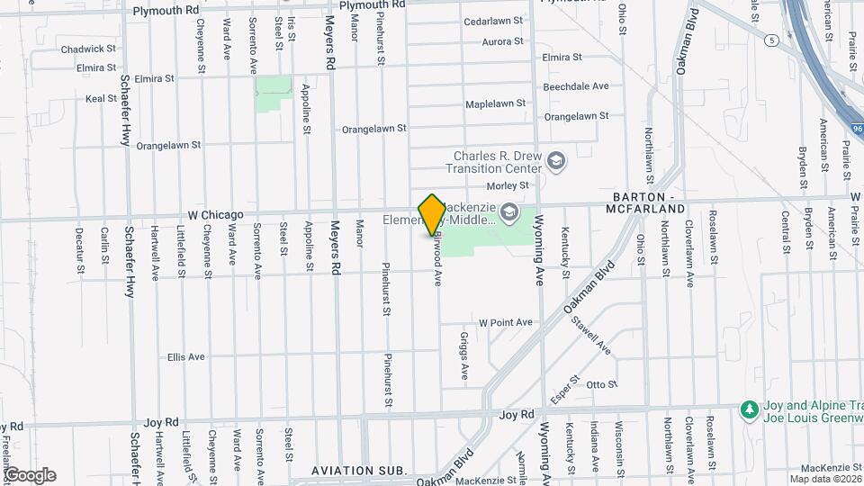 9365 Birwood St Mapa y Detalles de la Ubicación