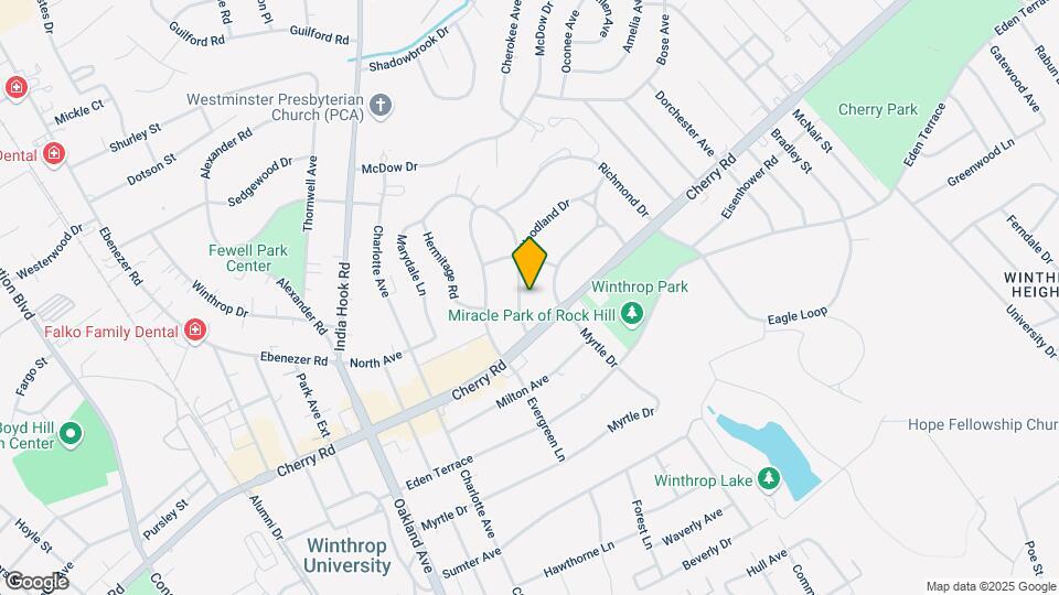 1034 Woodland Dr Map and Location Details