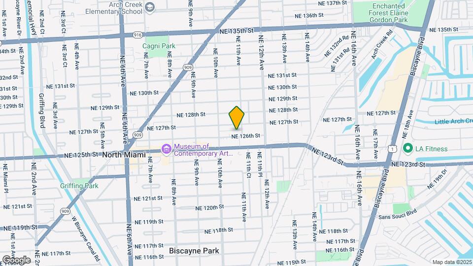 1085 NE 126th St-Unit -1 Map and Location Details