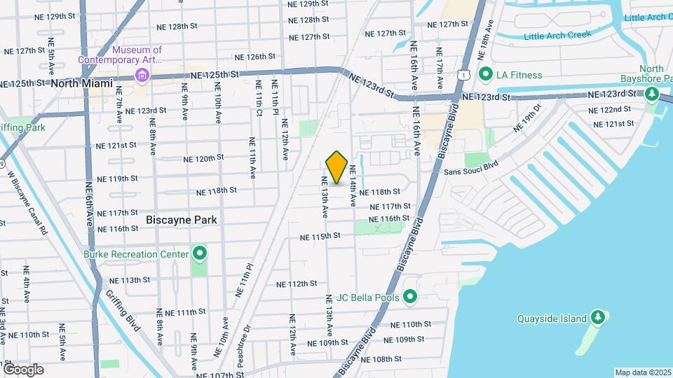 1320 NE 118th St Map and Location Details