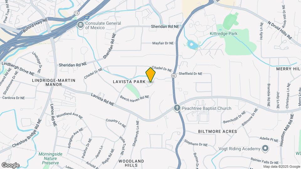 1242 Wildcliff Pkwy NE Map and Location Details