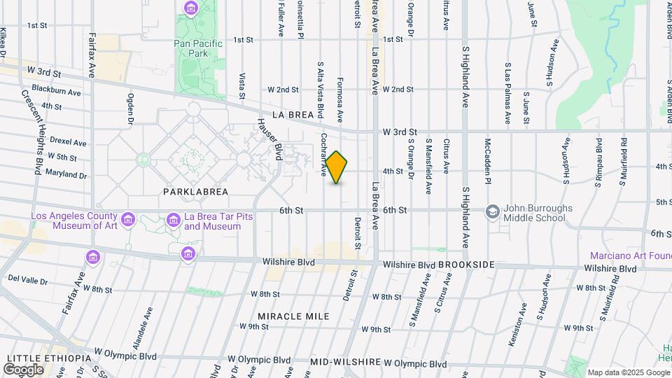 423 Cloverdale Ave Mapa y Detalles de la Ubicación