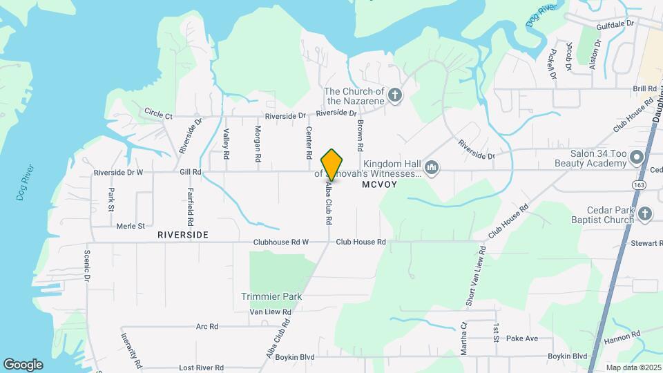 3311 Alba Club Rd Map and Location Details