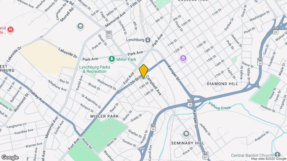 1214 Garfield Ave Map and Location Details