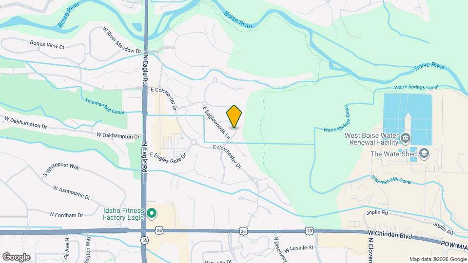 2893 S Brookwater Ln Mapa y Detalles de la Ubicación
