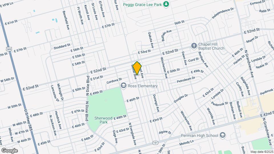 4904 Clover Ave Map and Location Details