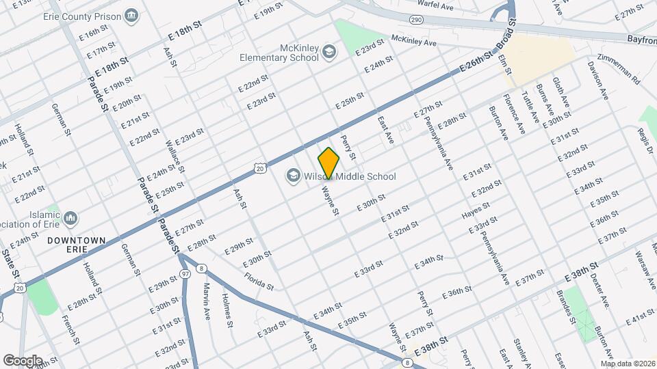 2801 Wayne St Mapa y Detalles de la Ubicación