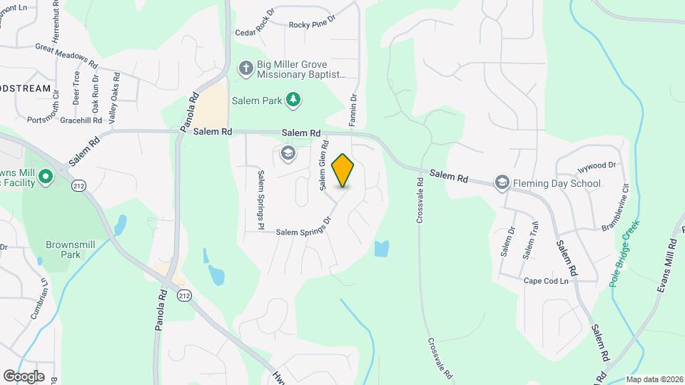 5410 Salem Springs Dr Map and Location Details