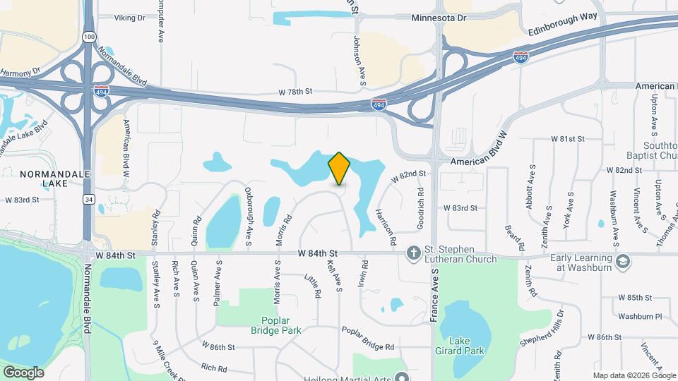 8201 Johnson Cir Map and Location Details