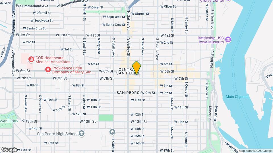 640 W 7th St Mapa y Detalles de la Ubicación