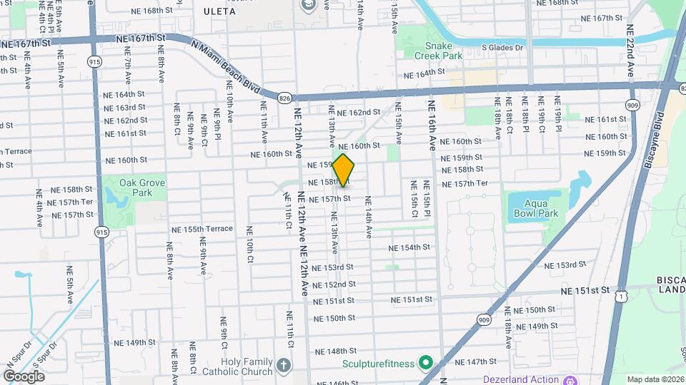 1311 NE 157th St Map and Location Details