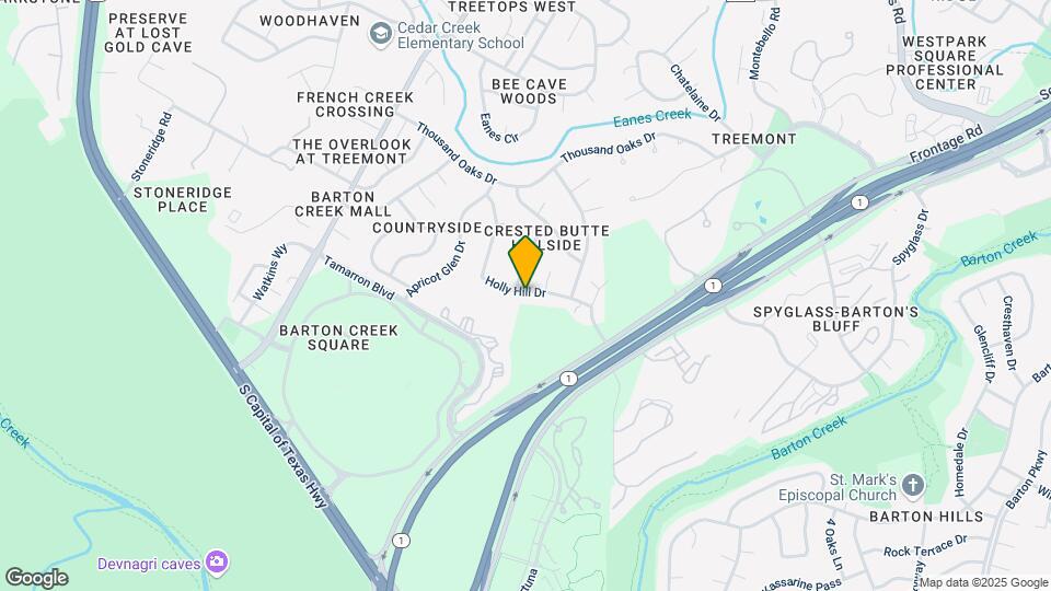 1922 Holly Hill Dr Map and Location Details