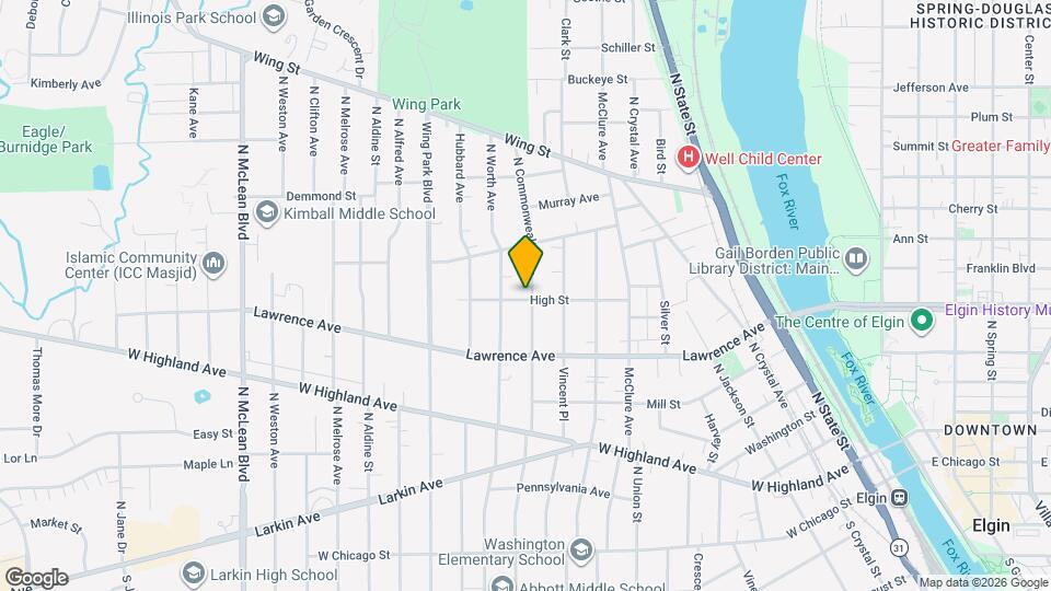 352 N Commonwealth Ave Map and Location Details