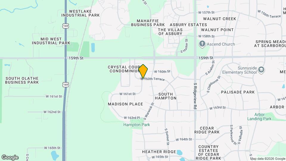 16033 S Ocheltree St, Unit 1154 Map and Location Details