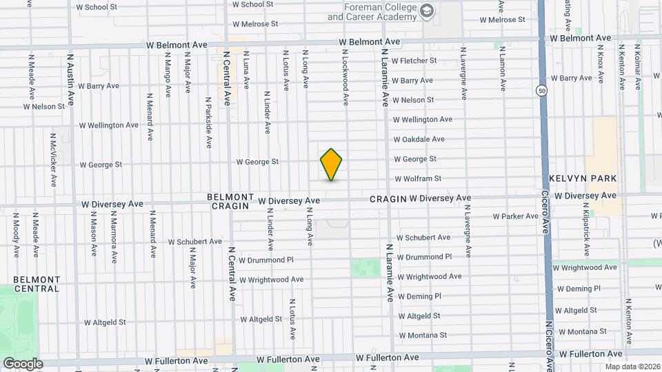5327 W Wolfram St Map and Location Details