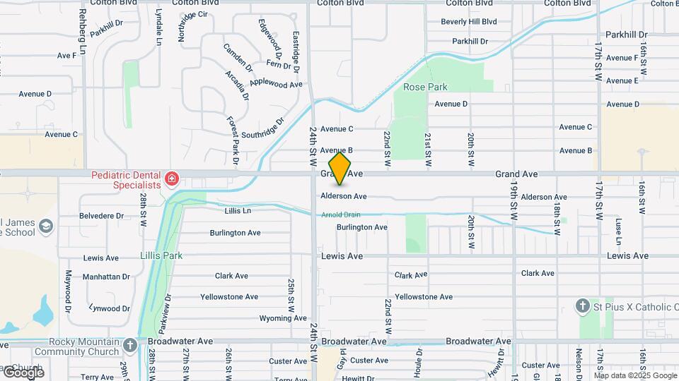 2319 Alderson Ave Map and Location Details
