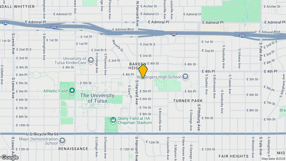 458 S Indianapolis Ave Map and Location Details