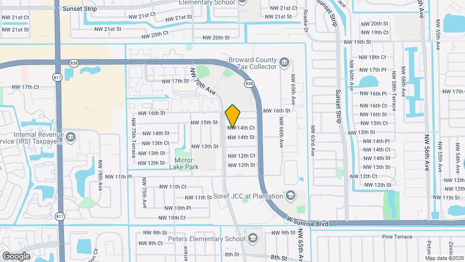 6900 NW 14th Ct Mapa y Detalles de la Ubicación