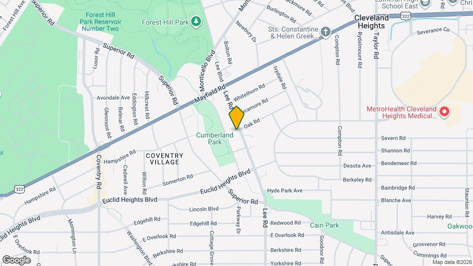 1716 Lee Rd Map and Location Details