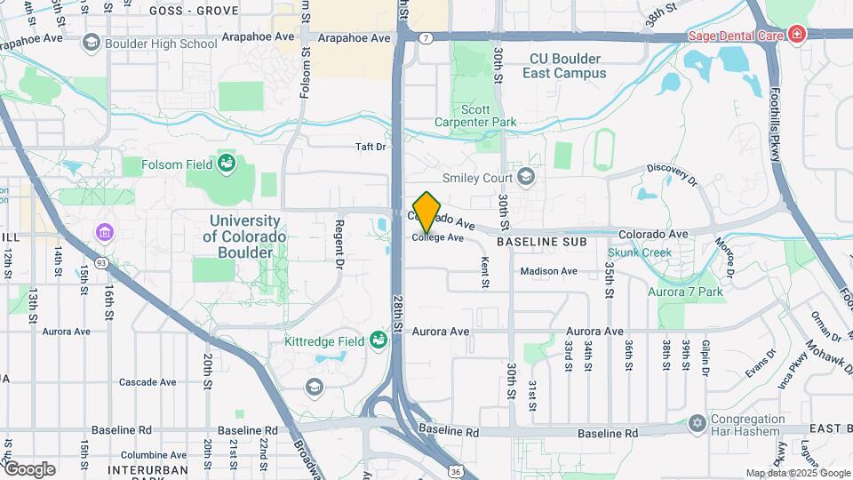 2850 College Ave Map and Location Details
