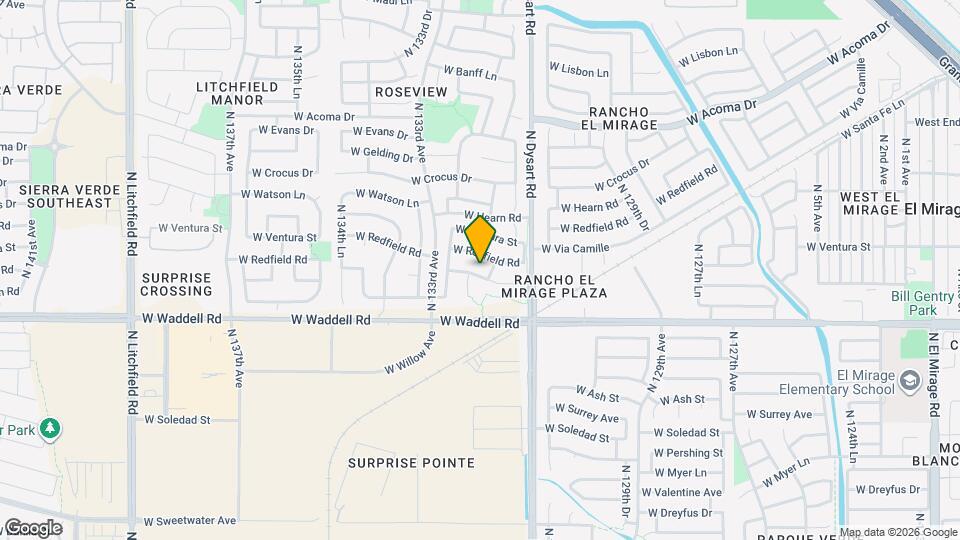 13220 W Calavar Rd Map and Location Details