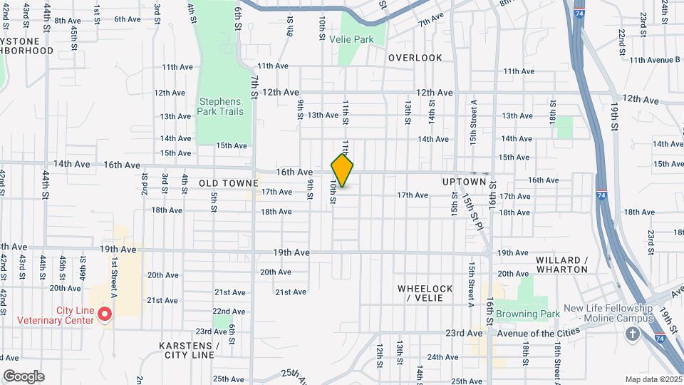1013 17th Ave, Unit Lower Mapa y Detalles de la Ubicación