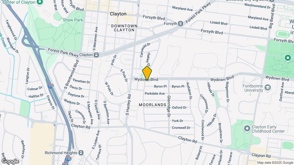 7564 Wydown Blvd Map and Location Details