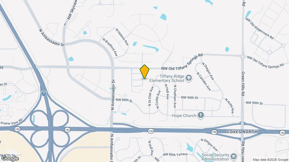 9031 N Dalton Ave Mapa y Detalles de la Ubicación